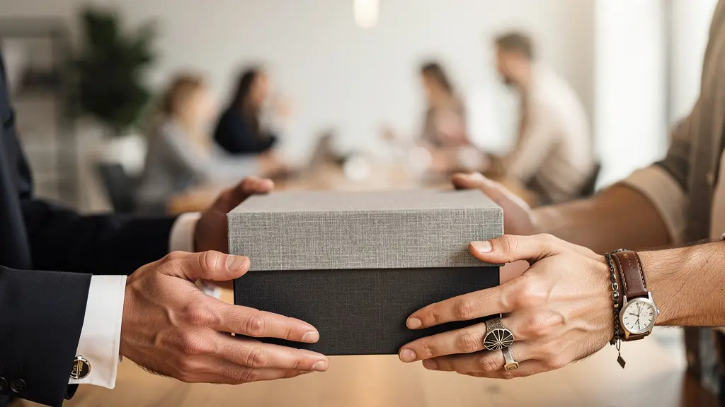 Espace de travail moderne montrant une fusion créative entre corporate traditionnel et marque innovante