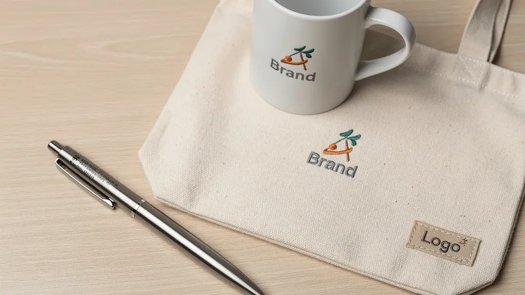 Différentes techniques de personnalisation goodies visibles sur objets