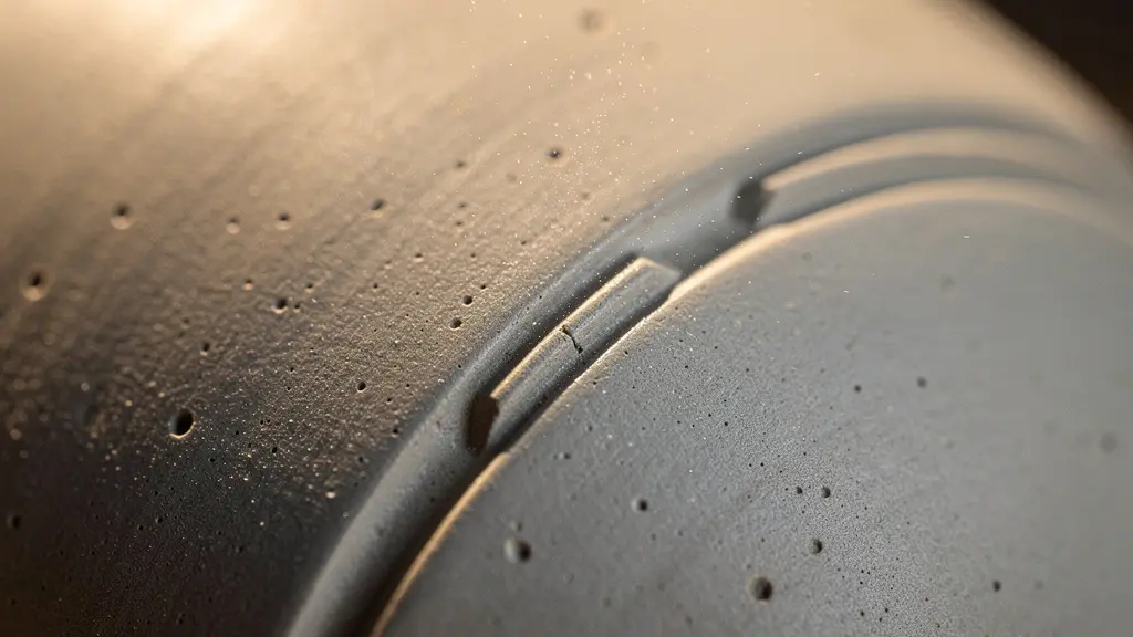 Gros plan macro sur la surface gravée d'un objet personnalisé montrant les textures et reliefs d'une gravure artisanale, symbolisant l'impact sensoriel de la personnalisation.